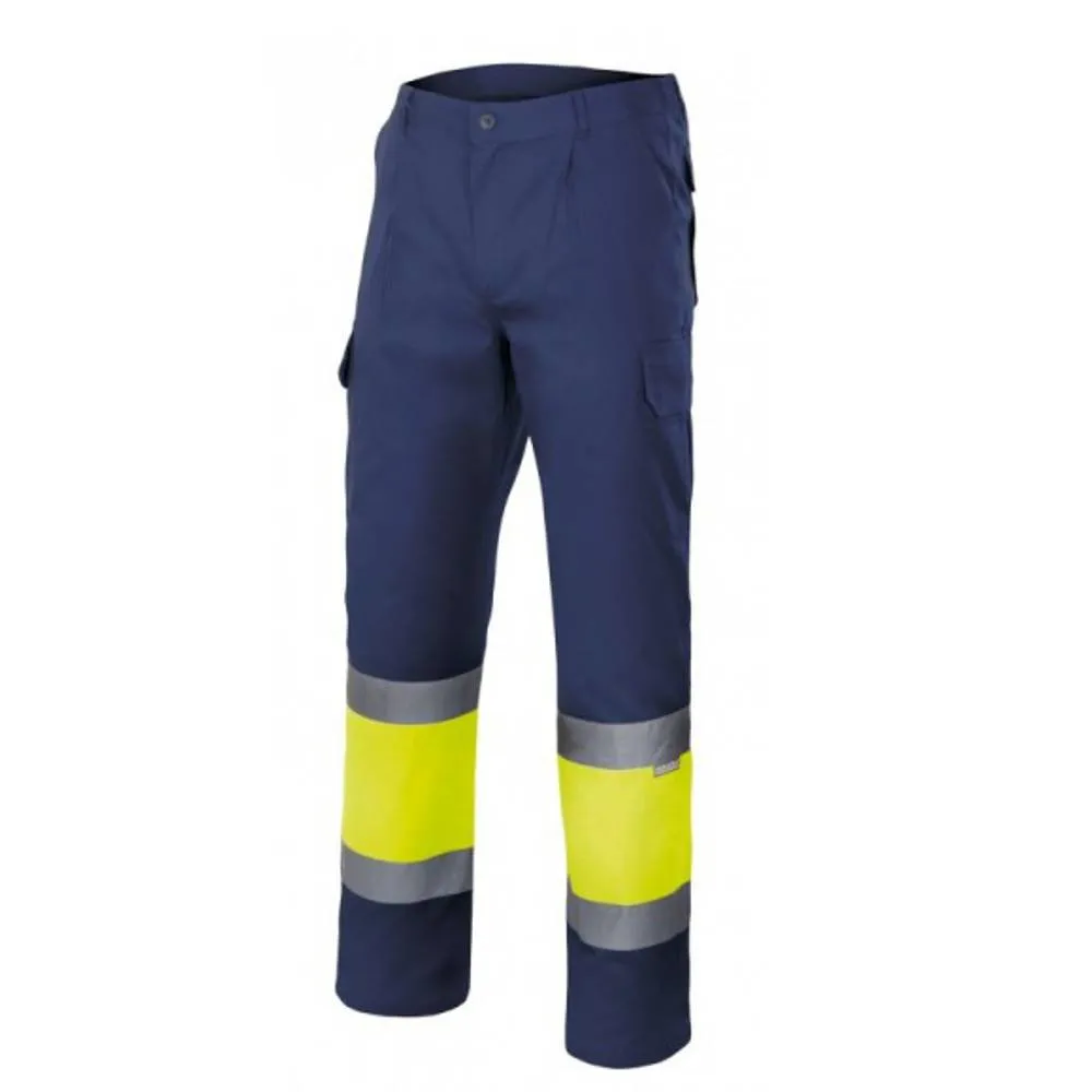 Pantalón Velilla 157 alta visibilidad bicolor