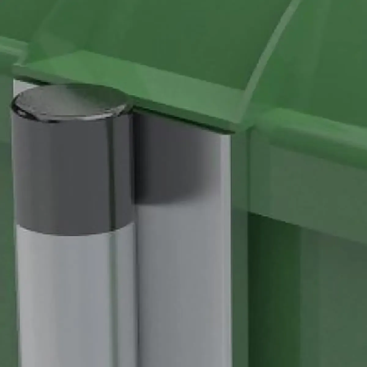 Papelera 50 litros weber para poste - Imagen 3