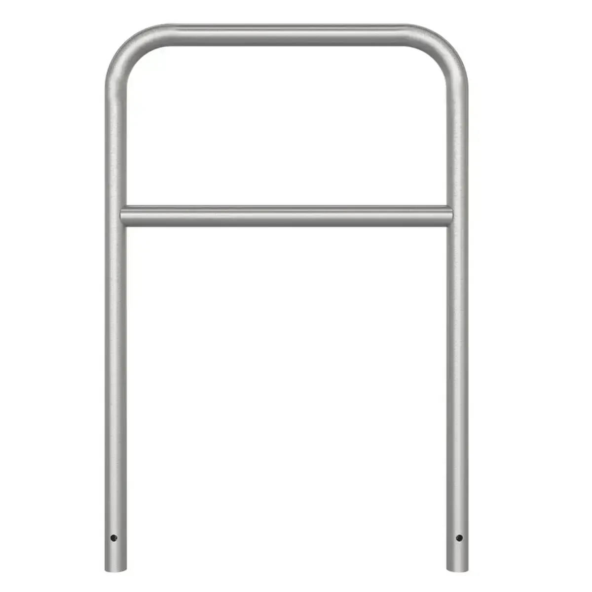 Protector peatones con travesaño de acero inoxidable