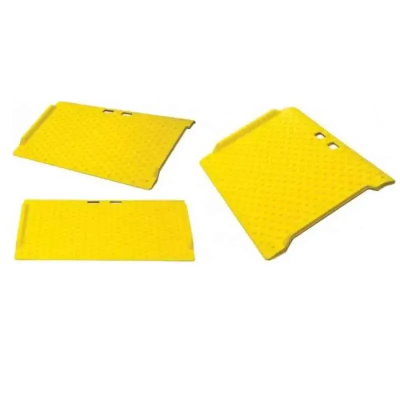 Rampa portátil PE reforzada con 7 lamas acero - Imagen 2