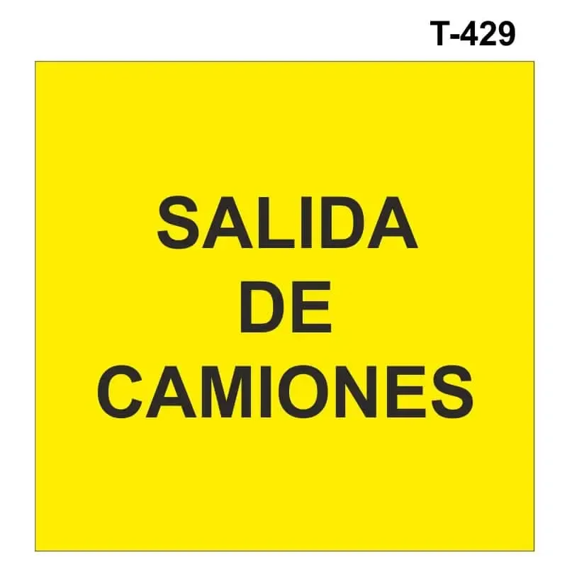 Salida de camiones