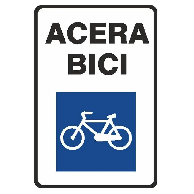 Señal acera bici – Señalización para vías ciclistas
