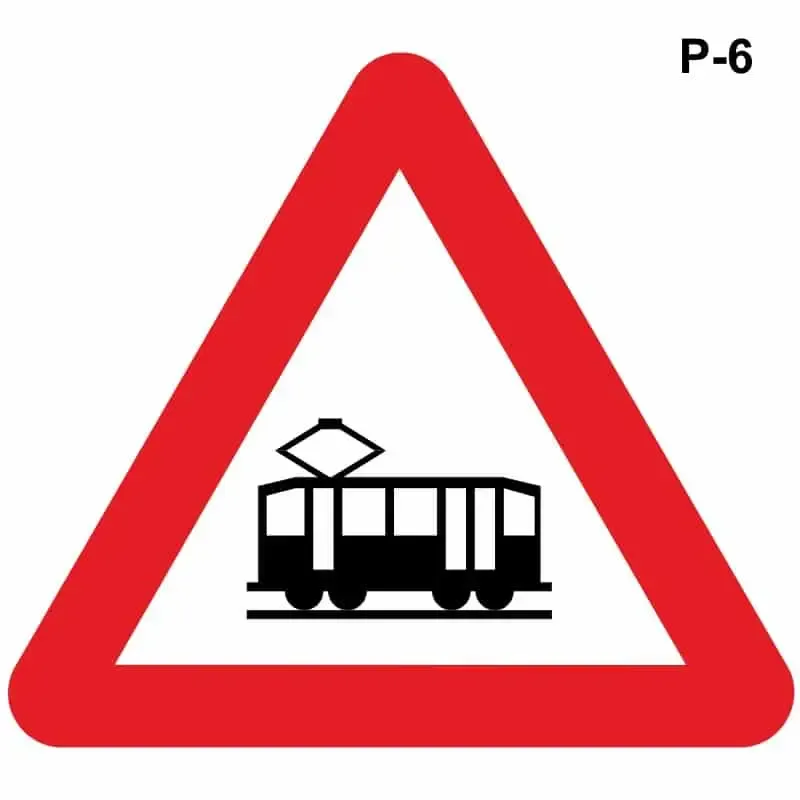 Cruce de tranvía – ( P-6 )