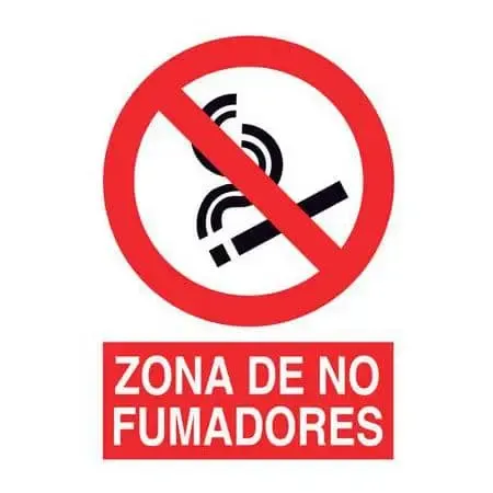 Señalítica : Zona de no fumadores