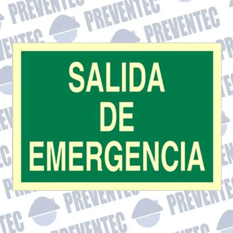 Señales de seguridad : Salida de emergencia