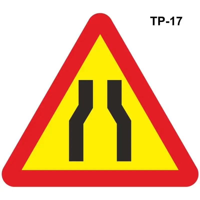 Obras: Estrechamiento de calzada ( TP-17 )