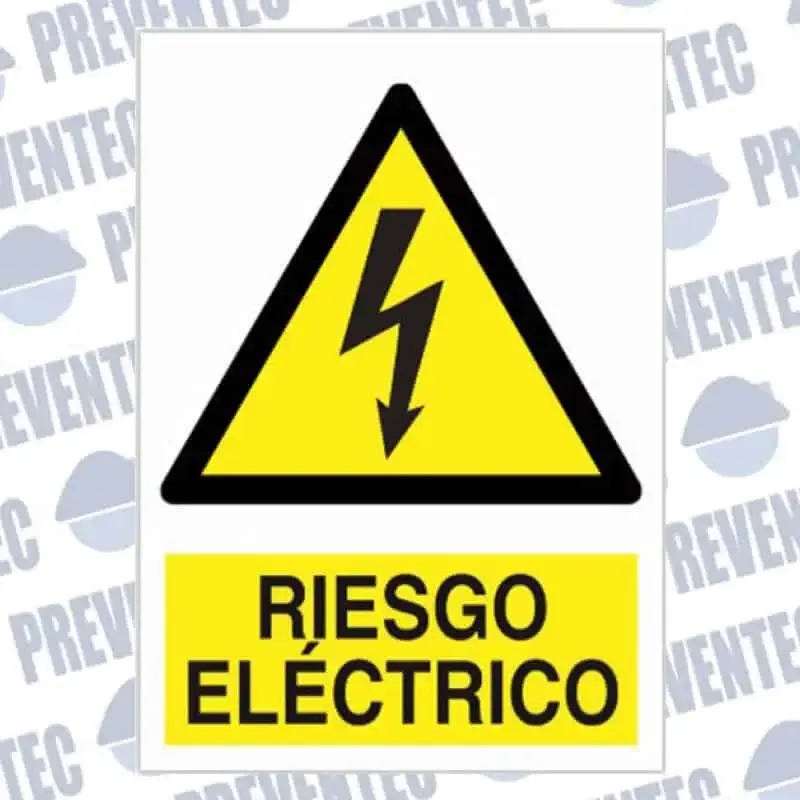 Señales de advertencia : Riesgo eléctrico