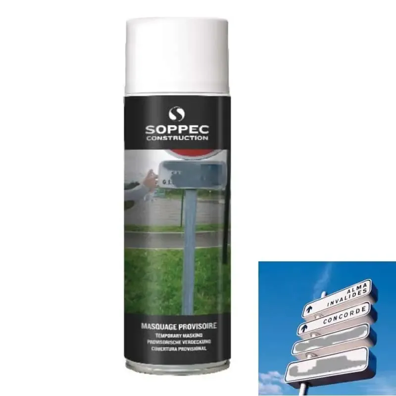 Spray para ocultar señales temporalmente – Markersign Soppec