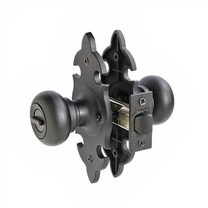 Cerradura Tubular Negro Colonial Mod.6044-ZK Scanavi Scanavini