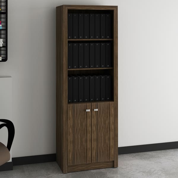 Gabinete 2 Puertas ME4110 Color Nogal - Imagen 4