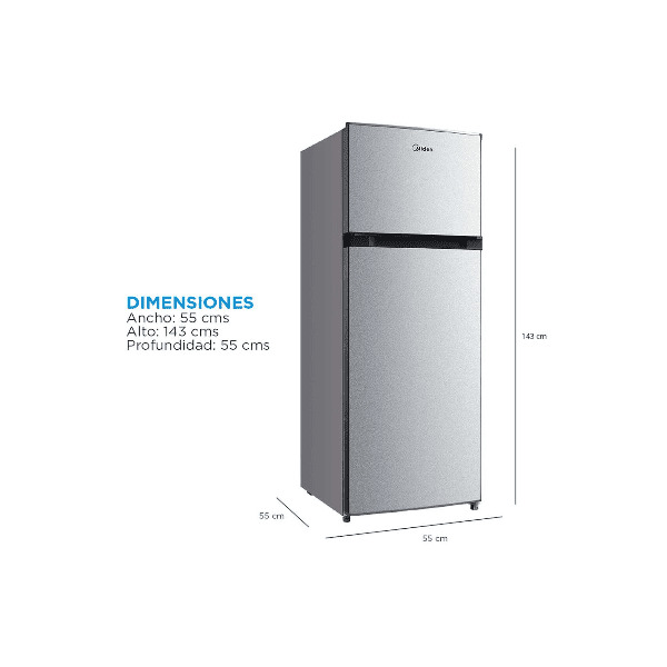 Refrigerador Frío Directo 207 lts MDRT294FGE50 Midea - Imagen 3
