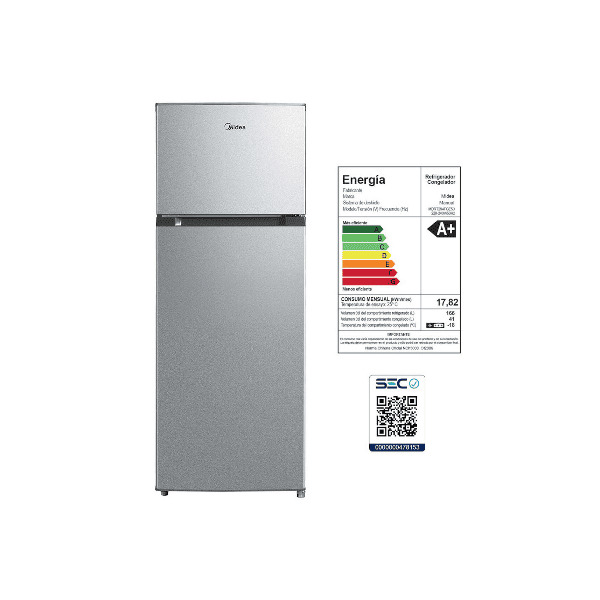 Refrigerador Frío Directo 207 lts MDRT294FGE50 Midea - Imagen 8