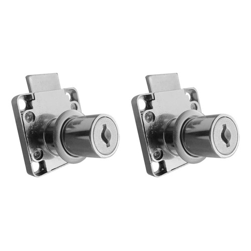 Cerradura Cuadrada 32 Mm Locker Cajón Oficina X 2 Unidades