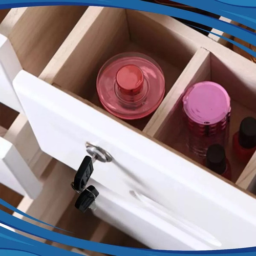 Cerradura Cuadrada 32 Mm Locker Cajón Oficina X 2 Unidades - Imagen 2