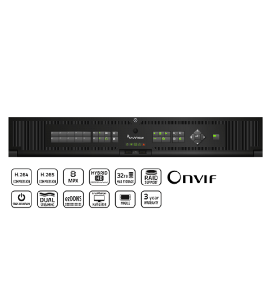 TVR-4616-18T. Serie de grabadora de 16 canales híbrida TVR46