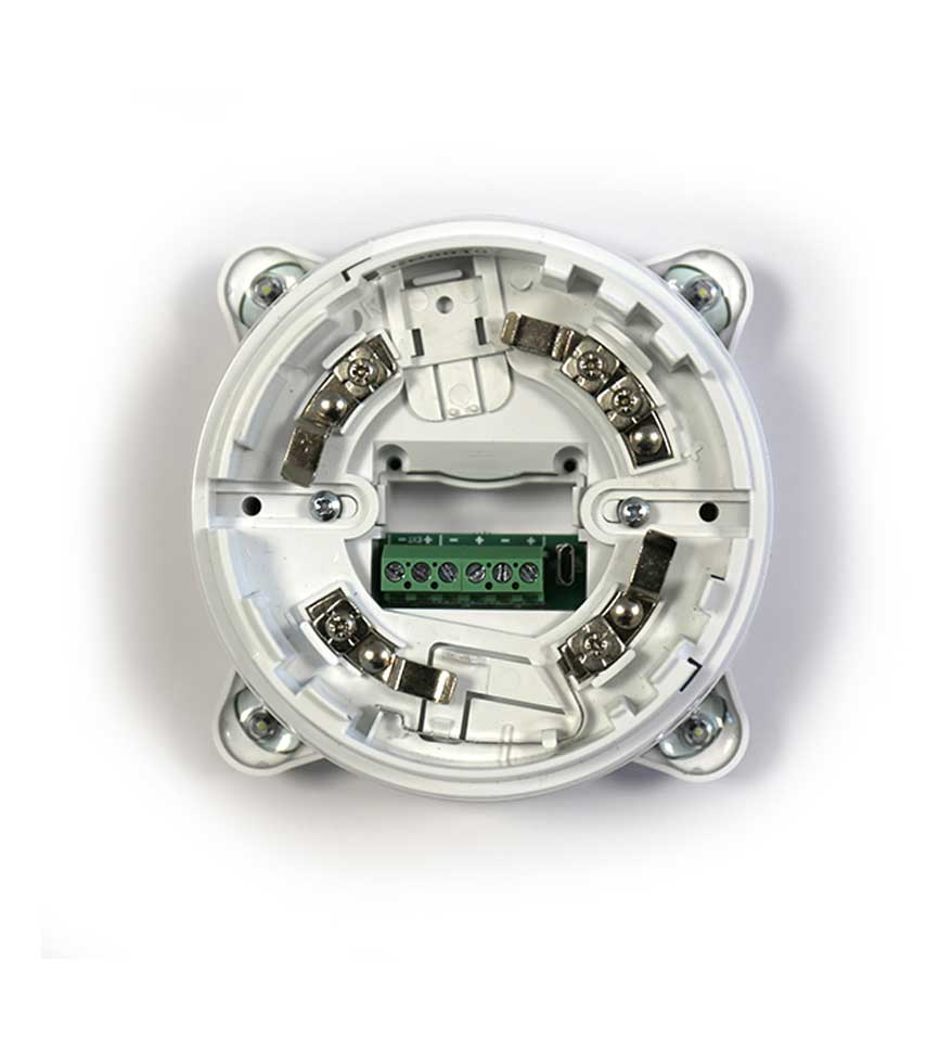 ISB1010 Base Para Sirena Convencional, Caja Termo Plástico Blanca