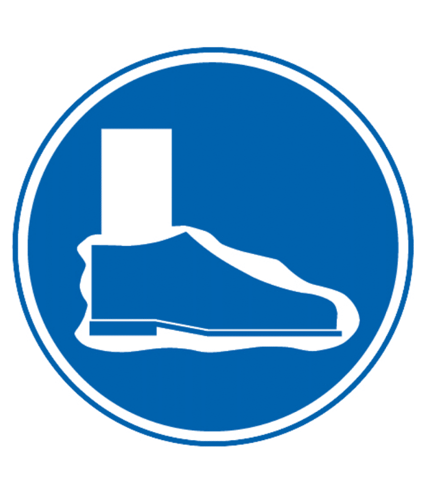 Sign / Poster For Mandatory Use of Foot covers - Imagen 2