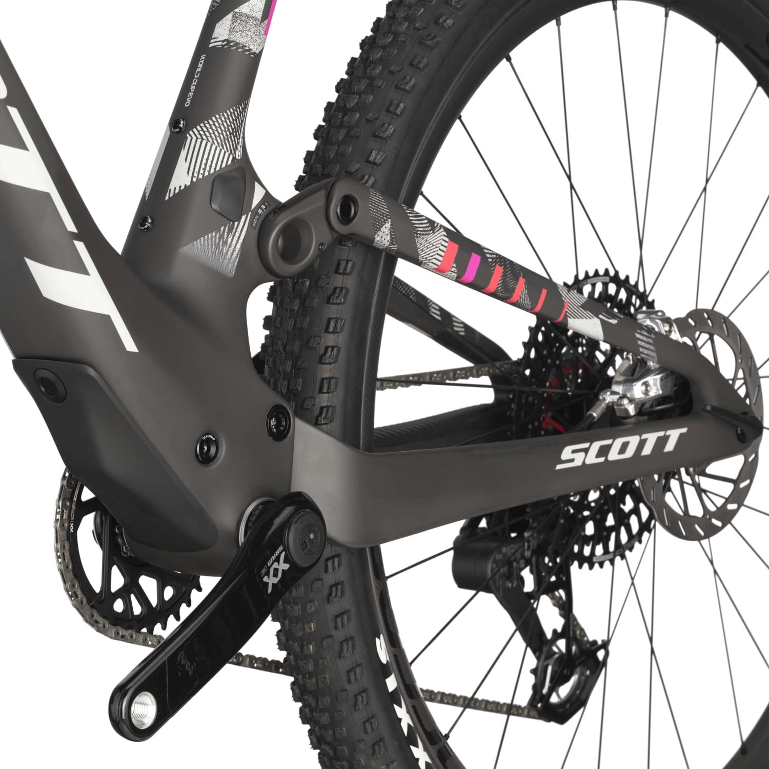 SPARK RC WORLD CUP EVO (Negro Carbon) NUEVO MODELO BICICLETA MONTAÑA SCOTT 423171 MODELO 2025 - Imagen 4