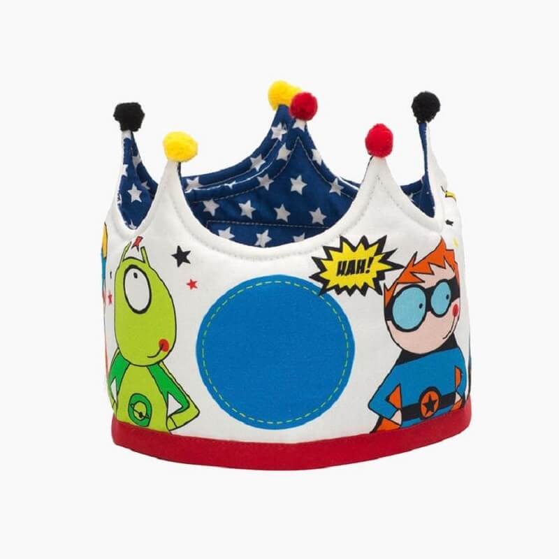 Corona Cumpleaños Reversible Superhéroes