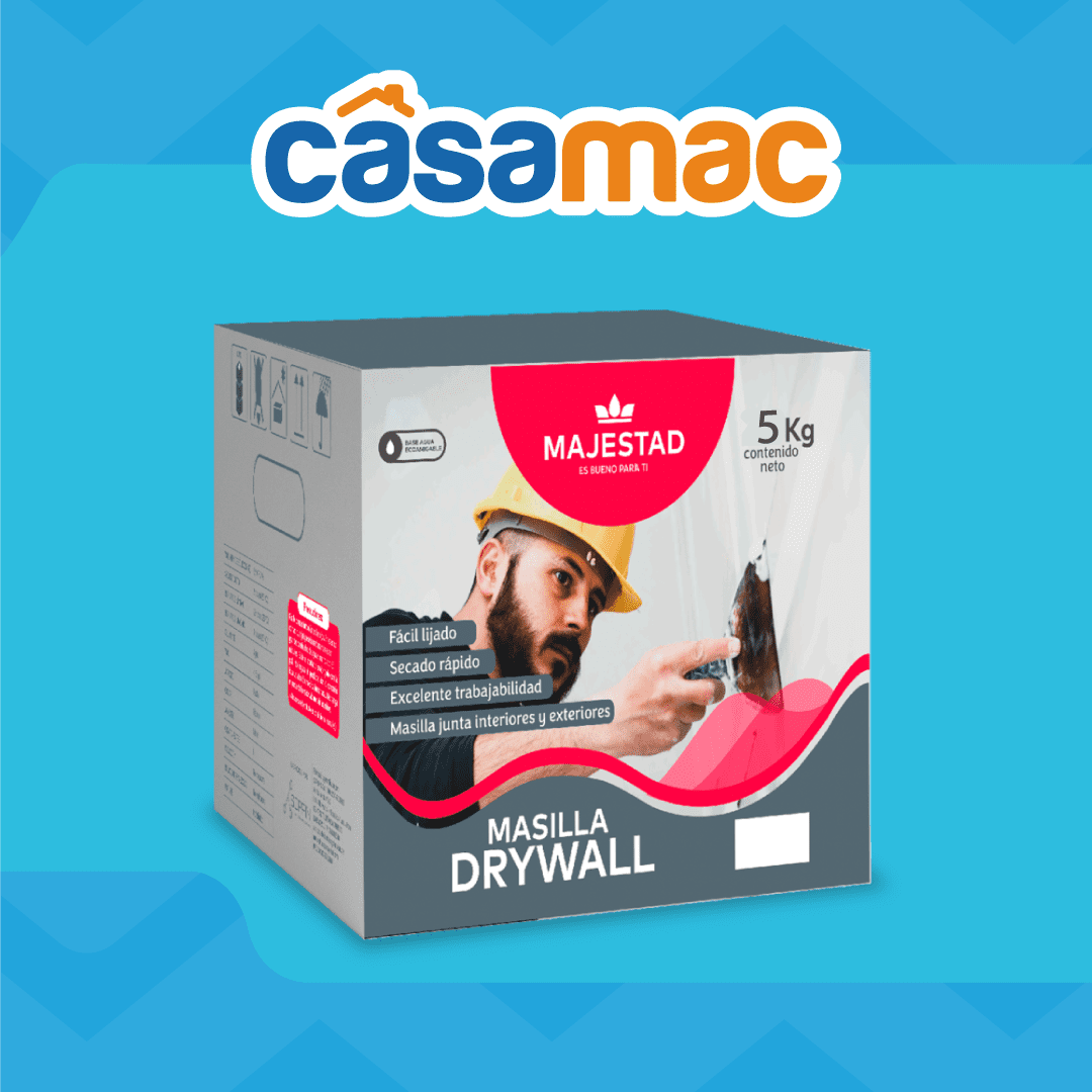 MASILLA DRYWALL MAJESTAD DE 5 KG