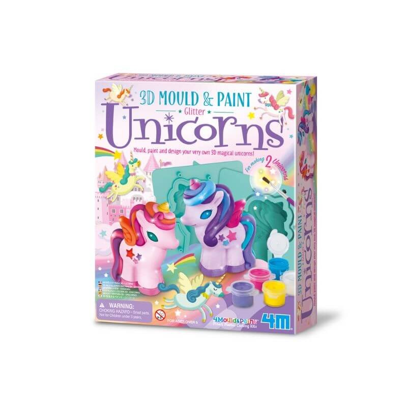 Moldea y Pinta Unicornios 3D