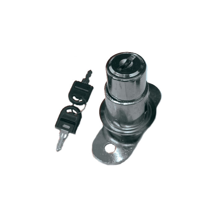 CERRADURA DE BOTON CROMADA