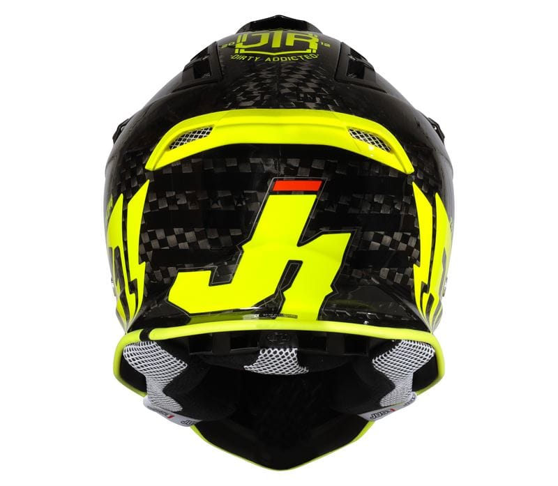 LIQUIDACION JUST1 J12 PRO RACER FLUO YELLOW CARBON – Gloss - Imagen 4