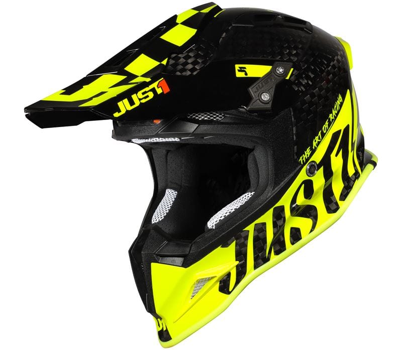 LIQUIDACION JUST1 J12 PRO RACER FLUO YELLOW CARBON – Gloss