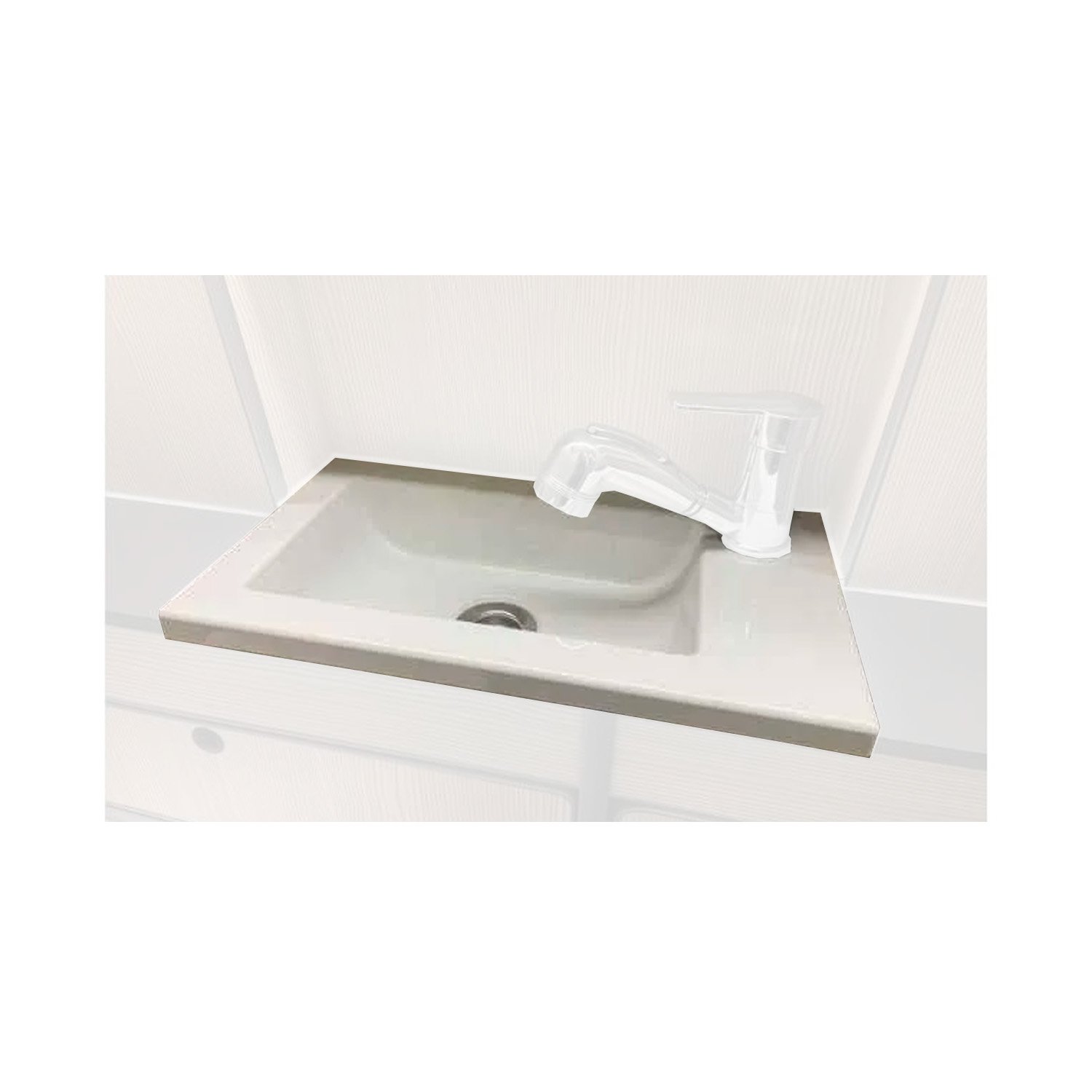 Lavabo ABS Blanco 41×23 cm
