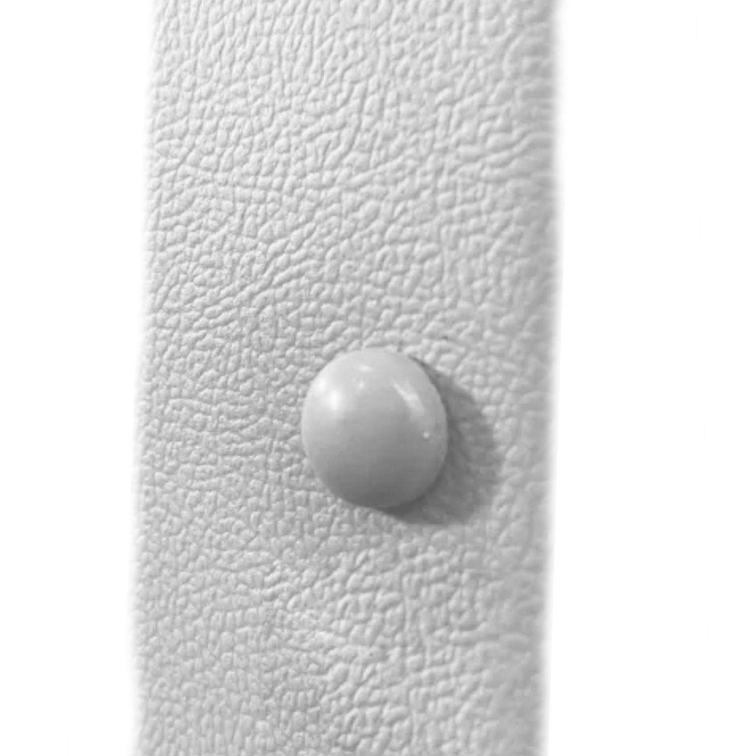 Set 20 Tornillos y 20 Tapones Embellecedores Molduras y Paneles ABS Blanco - Imagen 2