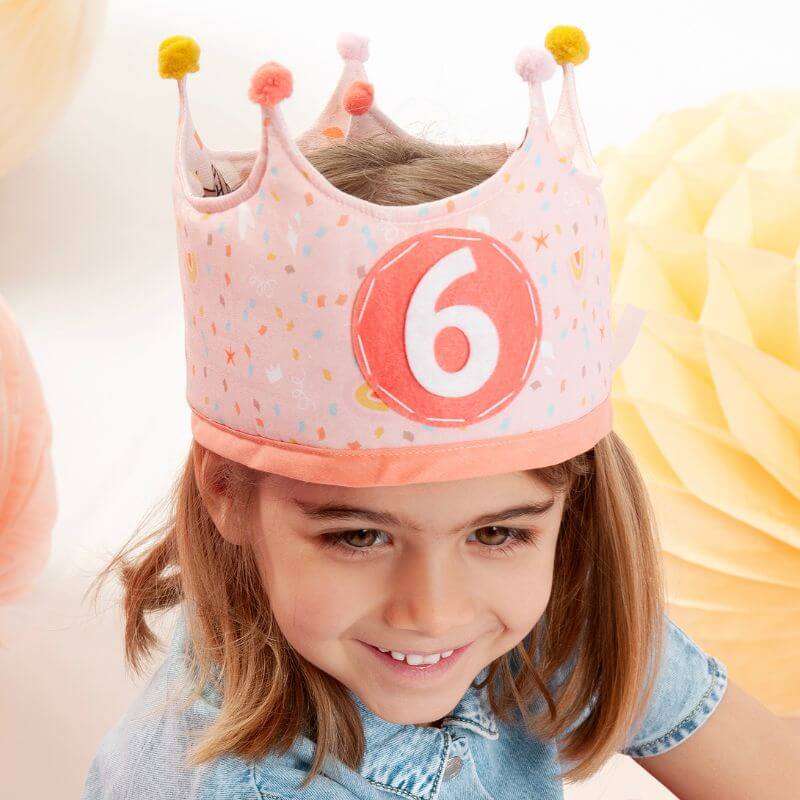 Corona Cumpleaños Reversible Unicornios - Imagen 3