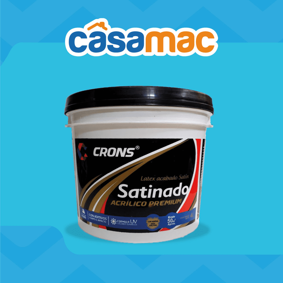 LÁTEX SATINADO CRONS 1 GL