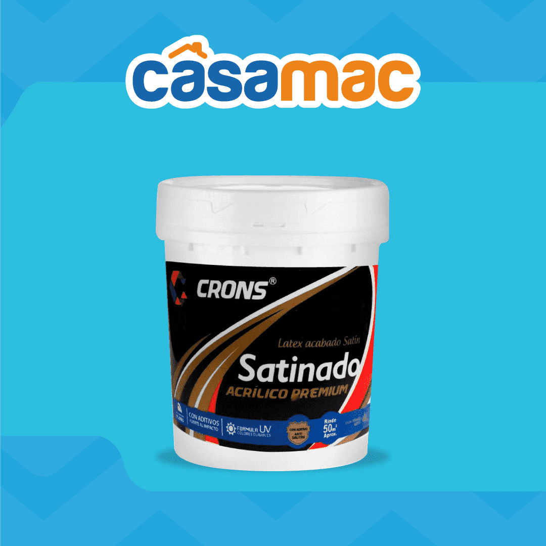 LÁTEX SATINADO CRONS DE 5 GL