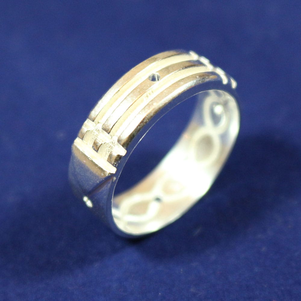 Anillo atlante – plata de ley - Imagen 4